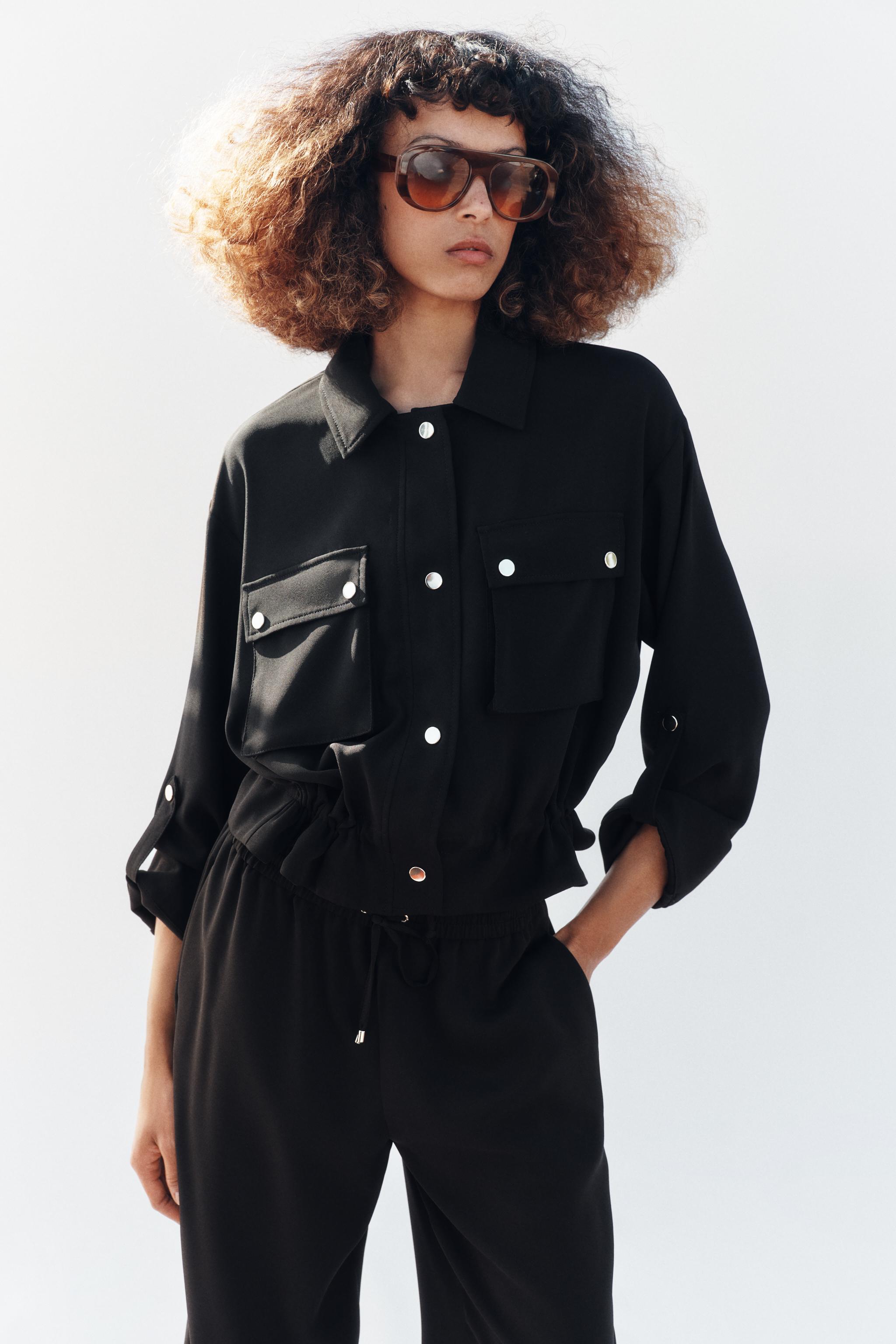 VESTE SAFARI MANCHES RETROUSSÉES